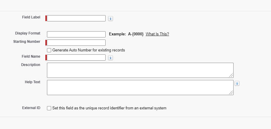 Create Auto Number for existing records