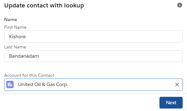 Live Flow Component Record Page in Lightning flow builder